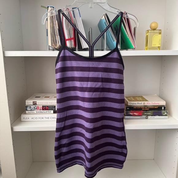 Lululemon Purple Power Y Tank Luon - Picture 6 of 9